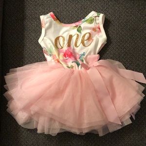 Girls One year old party dress